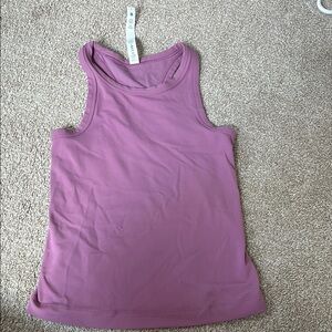 Lululemon Athletica Purple Fitted Sleeveless Tank Top